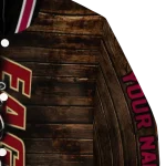 personalized boston college eagles flag wood brown varsity jacket best selling