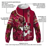personalized boston college eagles football micky mouse maroon windbreaker jacket best selling