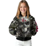 personalized boston red sox camouflage skull camouflage bomber jacket best selling