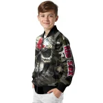 personalized boston red sox camouflage skull camouflage bomber jacket best selling