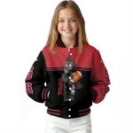 personalized boston red sox groot football red black varsity jacket best selling