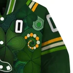 personalized boston red sox shamrock vortex green varsity jacket best selling