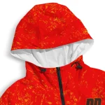 personalized bowling green falcons shards cluster orange windbreaker jacket best selling
