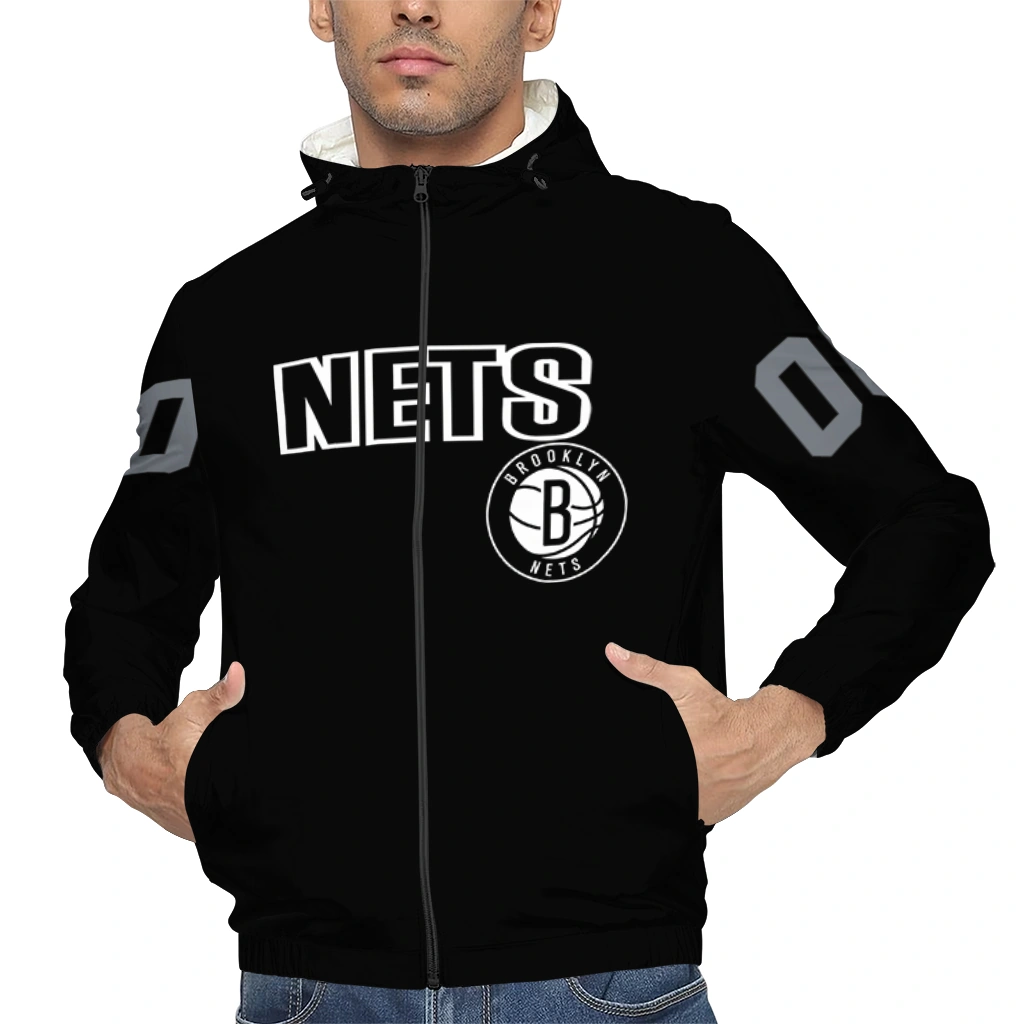 personalized brooklyn nets flame trim black windbreaker jacket top rated personalized brooklyn nets flame trim black windbreaker jacket top rated