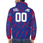 personalized buffalo bills abstract streaks blue windbreaker jacket best selling