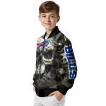 personalized buffalo bills camouflage skull camouflage bomber jacket best selling
