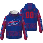 personalized buffalo bills cat eyes blue windbreaker jacket best selling