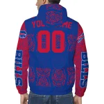 personalized buffalo bills cat eyes blue windbreaker jacket best selling