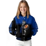personalized buffalo bills groot football blue black varsity jacket best selling