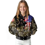 personalized buffalo bills patriot deer camouflage varsity jacket best selling