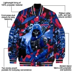 personalized buffalo bills skull horde blue varsity jacket best selling