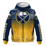 personalized buffalo sabres pattern layers navy blue windbreaker jacket best selling