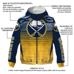 personalized buffalo sabres pattern layers navy blue windbreaker jacket best selling