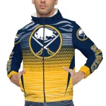 personalized buffalo sabres pattern layers navy blue windbreaker jacket best selling