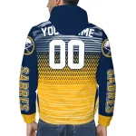 personalized buffalo sabres pattern layers navy blue windbreaker jacket best selling