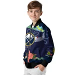 personalized buffalo sabres spongebob playtime navy blue bomber jacket best selling