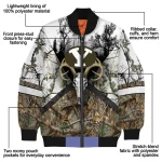 personalized byu cougars deer skull camouflage white bomber jacket best selling