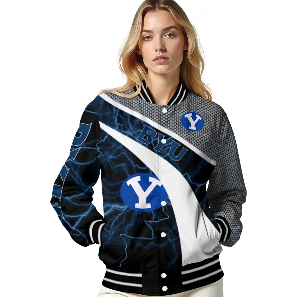 personalized byu cougars electric flash blue varsity jacket latest model personalized byu cougars electric flash blue varsity jacket latest model