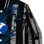 personalized byu cougars star stripes blue black varsity jacket best selling