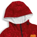 personalized calgary flames shards cluster red windbreaker jacket best selling