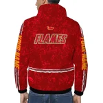 personalized calgary flames shards cluster red windbreaker jacket best selling