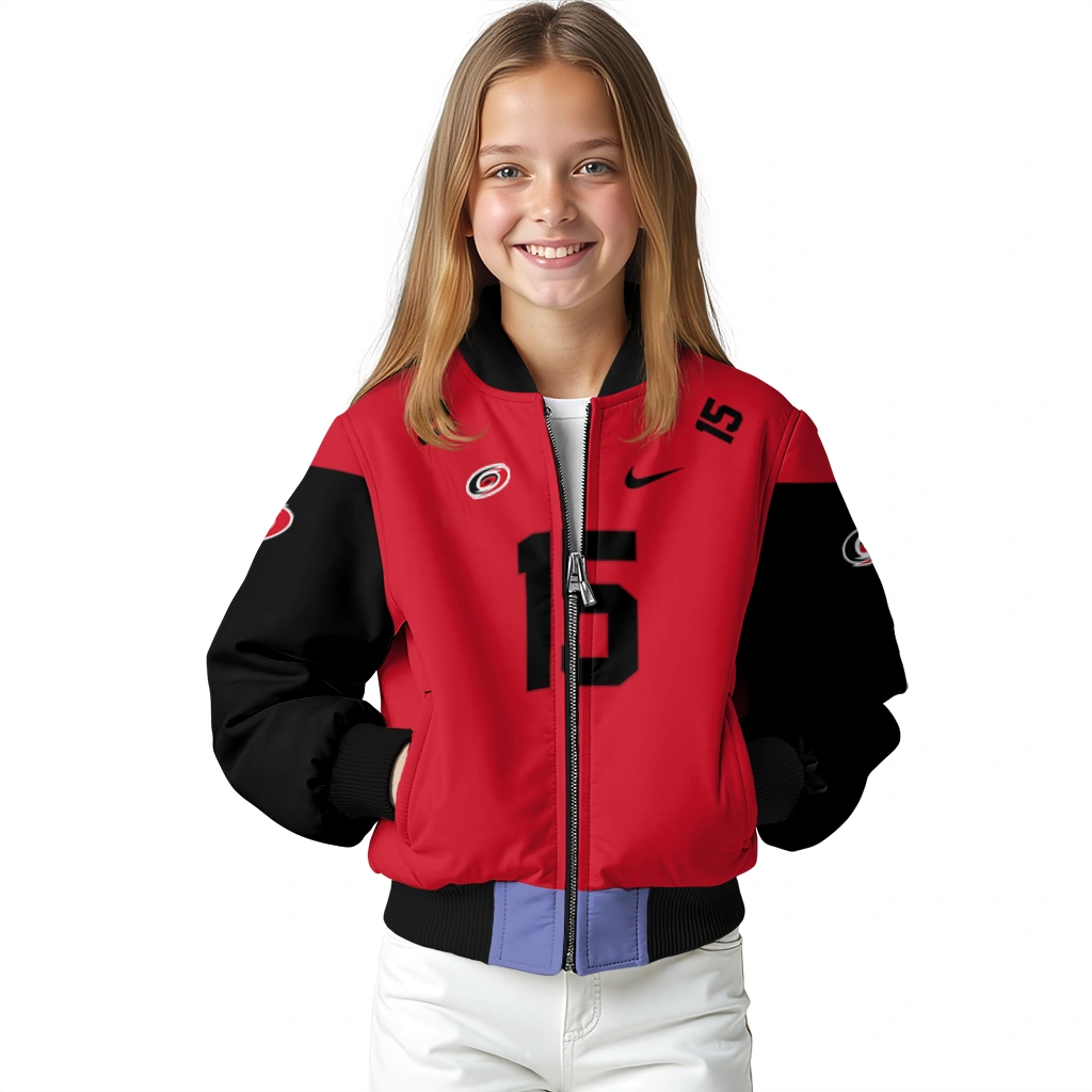 personalized carolina hurricanes team patch red bomber jacket top rated personalized carolina hurricanes team patch red bomber jacket top rated