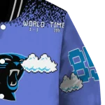 personalized carolina panthers mario blocks blue black varsity jacket best selling