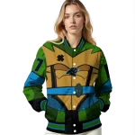personalized carolina panthers turtle armor varsity jacket best selling
