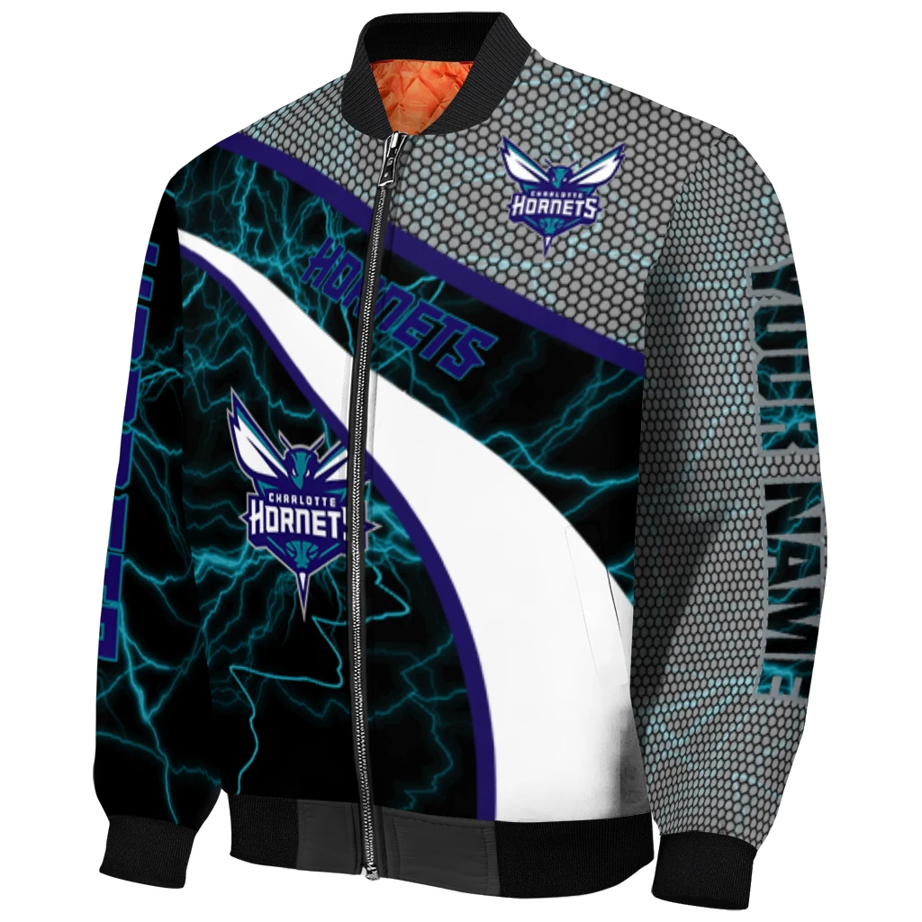 personalized charlotte hornets electric flash teal bomber jacket fashion forward personalized charlotte hornets electric flash teal bomber jacket fashion forward