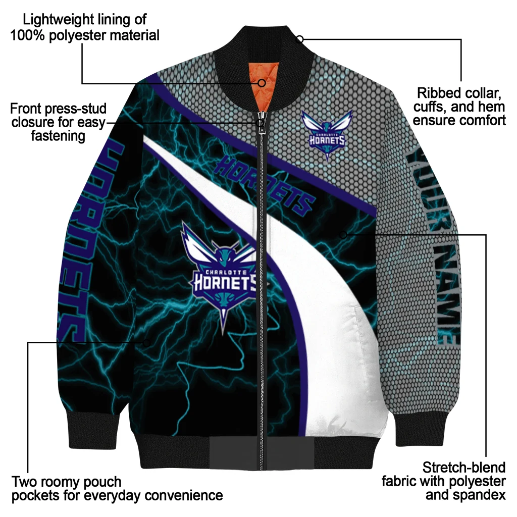 personalized charlotte hornets electric flash teal bomber jacket new arrival personalized charlotte hornets electric flash teal bomber jacket new arrival