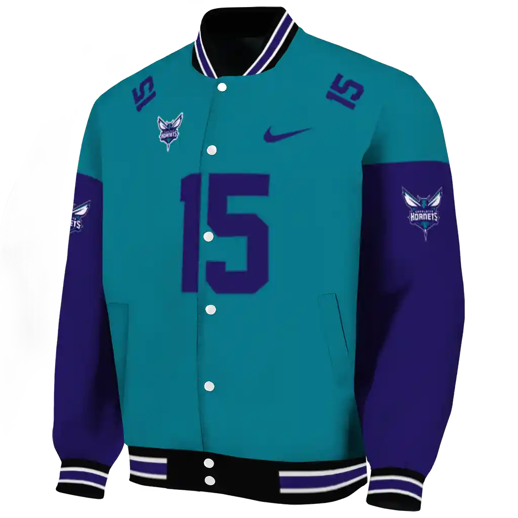 personalized charlotte hornets team patch teal varsity jacket best selling personalized charlotte hornets team patch teal varsity jacket best selling