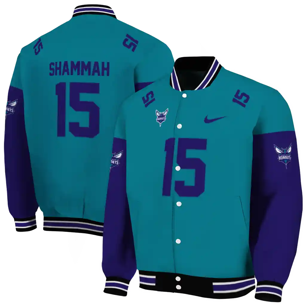 personalized charlotte hornets team patch teal varsity jacket fashion forward personalized charlotte hornets team patch teal varsity jacket fashion forward