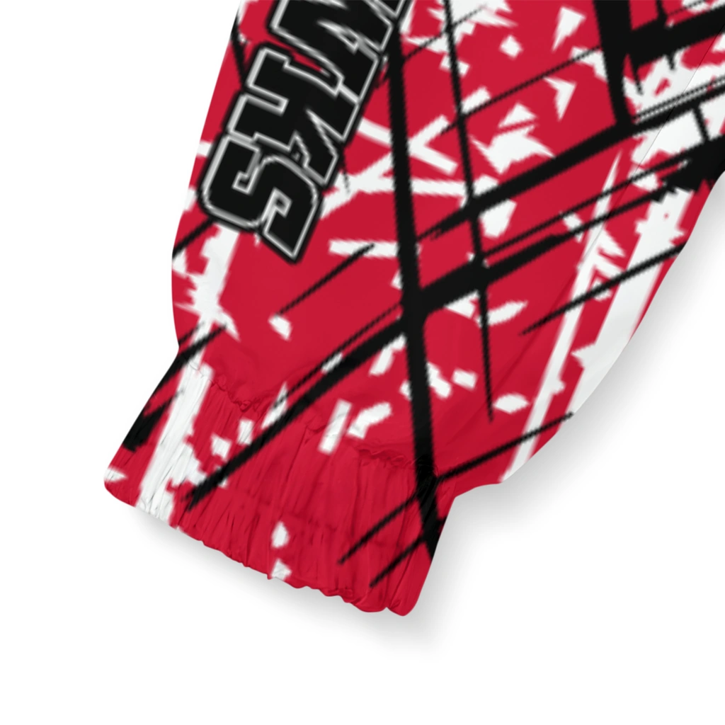 personalized chicago blackhawks brushstroke pattern red windbreaker jacket latest model personalized chicago blackhawks brushstroke pattern red windbreaker jacket latest model