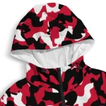 personalized chicago blackhawks camouflage mashup red windbreaker jacket best selling