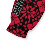 personalized chicago blackhawks geometric blossom red windbreaker jacket best selling