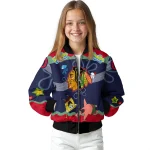 personalized chicago blackhawks spongebob playtime red blue bomber jacket best selling
