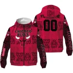 personalized chicago bulls cat eyes red windbreaker jacket best selling