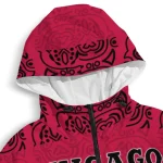 personalized chicago bulls cat eyes red windbreaker jacket best selling