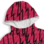personalized chicago bulls lightning strike grid red windbreaker jacket best selling