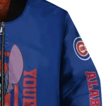 personalized chicago cubs stitch laughing blue bomber jacket best selling