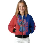 personalized chicago cubs stitch laughing blue bomber jacket best selling