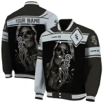 personalized chicago white sox reaper hands black varsity jacket best selling