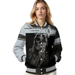 personalized chicago white sox reaper hands black varsity jacket best selling