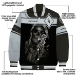 personalized chicago white sox reaper hands black varsity jacket best selling