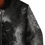 personalized chicago white sox skull cluster black bomber jacket best selling