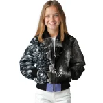 personalized chicago white sox skull cluster black bomber jacket best selling