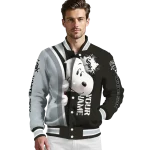 personalized chicago white sox snoopy head black varsity jacket best selling