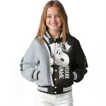 personalized chicago white sox snoopy head black varsity jacket best selling