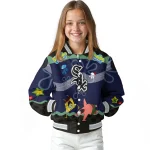 personalized chicago white sox spongebob playtime black blue varsity jacket best selling