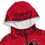 personalized cincinnati bearcats cat eyes red windbreaker jacket best selling